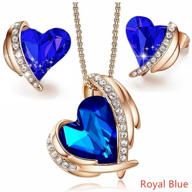 Rose Gold Love Heart Gifts fors Party/Anniversary Day/Birthday Jewelry - MARC SHERL