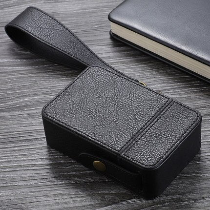 Portable Holds 20pcs Retro Leather Cigarette Case Lanyard Smoking Gadget Storage Container Box best European gift for Men - MARC SHERL