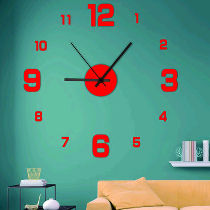 Modern Creative Personality Large Pointer Quartz Wall Clock