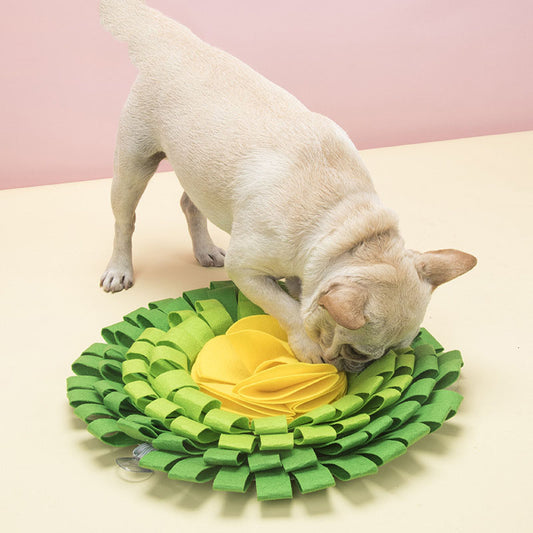 Pet Flower Ball Foraging And Sniffing Mat