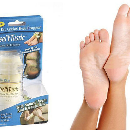 Massage Foot Crack And Apply Foot Cream