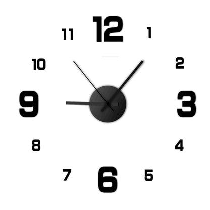 Modern Creative Personality Large Pointer Quartz Wall Clock