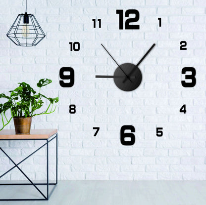 Modern Creative Personality Large Pointer Quartz Wall Clock