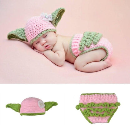 Baby Cap Crocheted Baby Hat Boy Christmas Outfit New Born Photography Props Handmade Knitted Photo Prop Infant Accessories - MARC SHERL