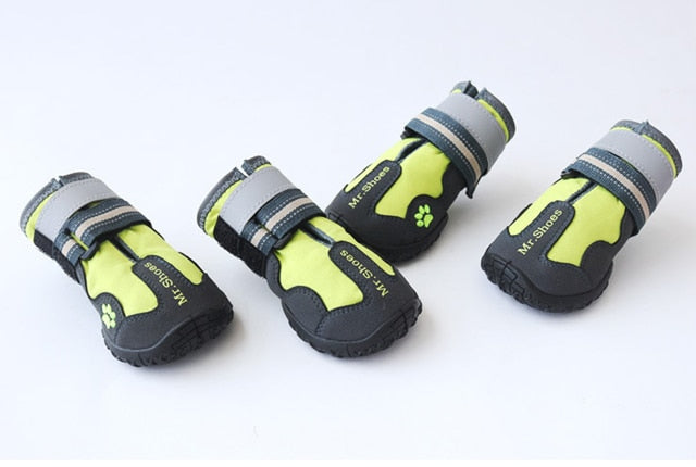 Pet Dog Shoes For Sports Mountain Wearable For Pets PVC Soles Waterproof Reflective Dog Boots Perfect for Small Medium Large Dog - MARC SHERL