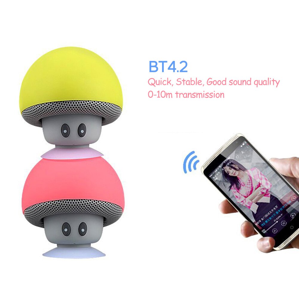 Cartoon Mushroom Head BT Speaker - MARC SHERL