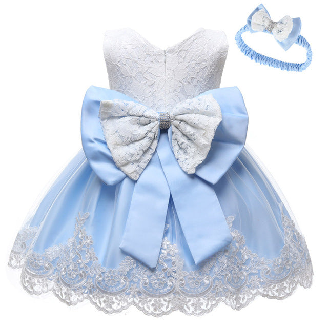 LZH Baby Girls Dress Newborn Princess Dress For Baby first 1st Year Birthday Dress Christmas Carnival Costume Infant Party Dress - MARC SHERL