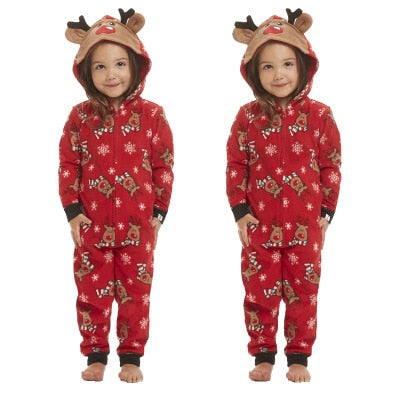 Christmas Matching Family Outfits 2020 Father Son Romper Baby Mother Daughter Cotton Clothes Family Looking Jumpsuit Pajamas - MARC SHERL