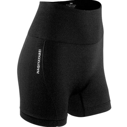 Women  Fitness Jogger Shorts Running Sportswear Fitness Seamless Joggers Athletic Exercise Gym Compression High Waist Shorts - MARC SHERL