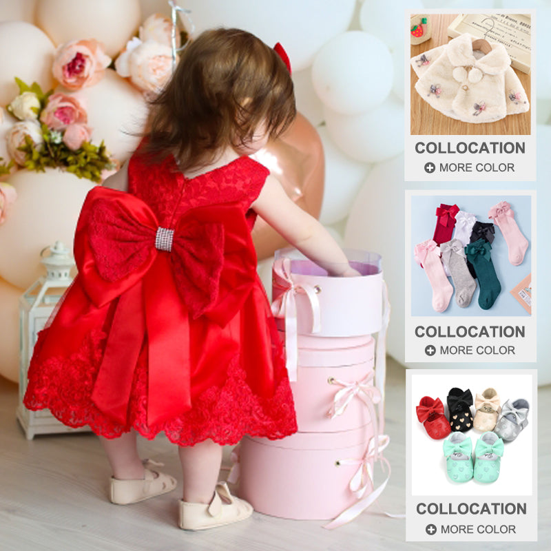 LZH Baby Girls Dress Newborn Princess Dress For Baby first 1st Year Birthday Dress Christmas Carnival Costume Infant Party Dress - MARC SHERL