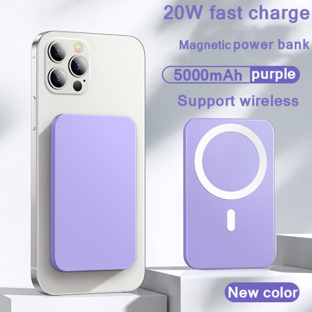 Portable Magnetic Wireless Power Bank For Iphone 12 13 Pro Max - MARC SHERL