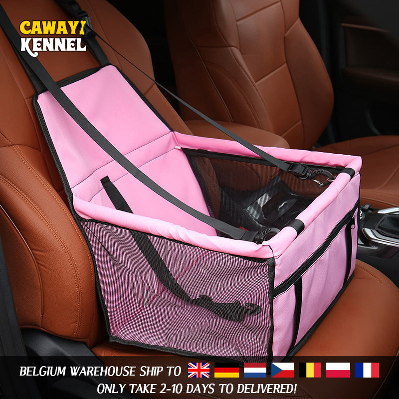 CAWAYI KENNEL Travel Dog Car Seat Cover Folding Hammock Pet Carriers Bag Carrying For Cats Dogs transportin perro autostoel hond - MARC SHERL