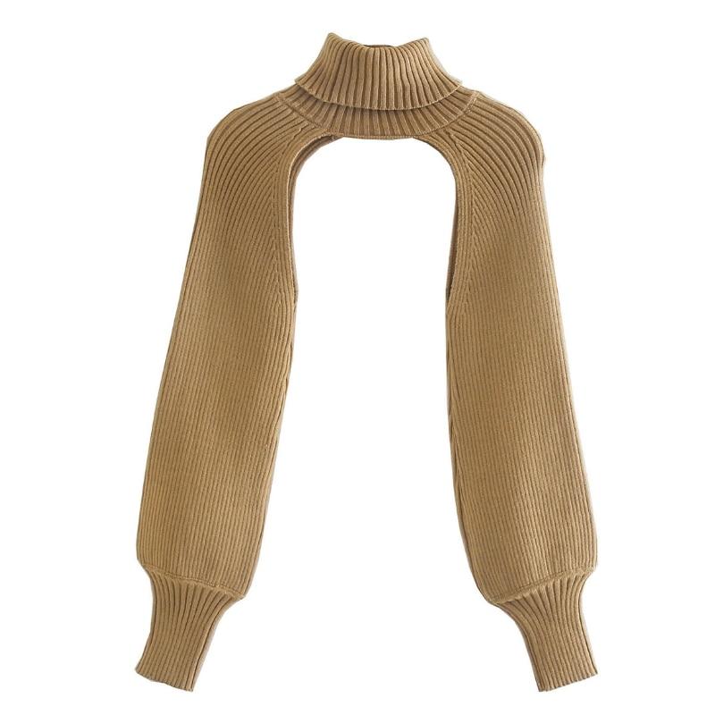 Women Turtleneck Long Sleeve Knitting Sweater Casual Femme Chic Design Pullover High Street Lady Tops SW886 - MARC SHERL