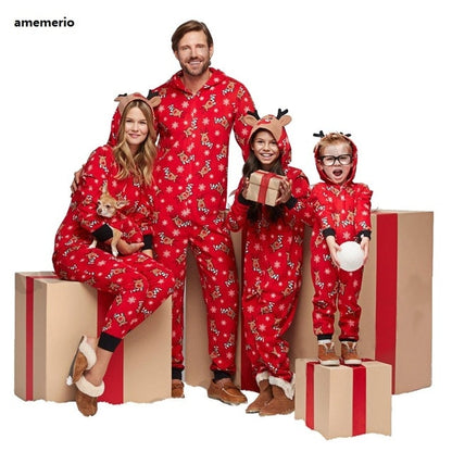 Christmas Matching Family Outfits 2020 Father Son Romper Baby Mother Daughter Cotton Clothes Family Looking Jumpsuit Pajamas - MARC SHERL