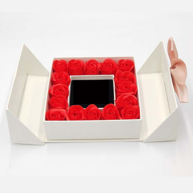 ROSE SPACE Artificial Rose Flower Box For Couple Wedding Valentines Day - MARC SHERL