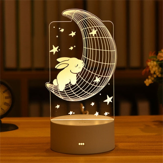 Romantic Love  Night Lights  Table Lamp Valentine Day Gift - MARC SHERL