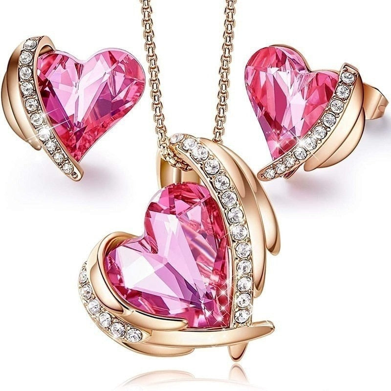 Rose Gold Love Heart  Gifts fors Party/Anniversary Day/Birthday Jewelry - MARC SHERL