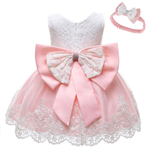 LZH Baby Girls Dress Newborn Princess Dress For Baby first 1st Year Birthday Dress Christmas Carnival Costume Infant Party Dress - MARC SHERL