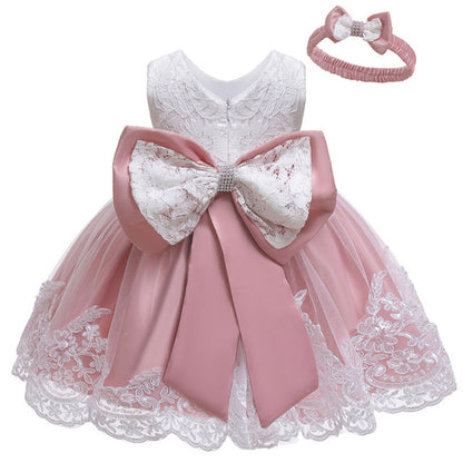 LZH Baby Girls Dress Newborn Princess Dress For Baby first 1st Year Birthday Dress Christmas Carnival Costume Infant Party Dress - MARC SHERL