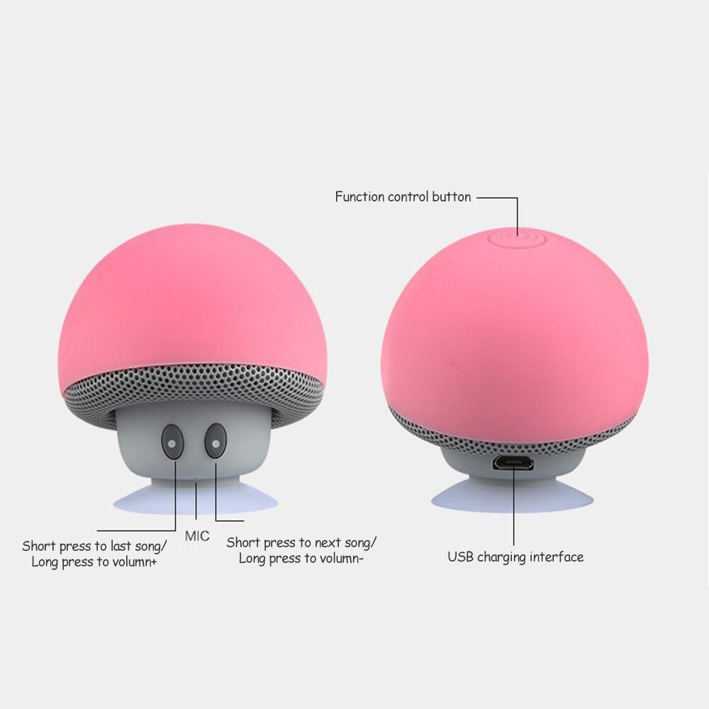 Cartoon Mushroom Head BT Speaker - MARC SHERL