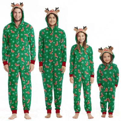 Christmas Matching Family Outfits 2020 Father Son Romper Baby Mother Daughter Cotton Clothes Family Looking Jumpsuit Pajamas - MARC SHERL