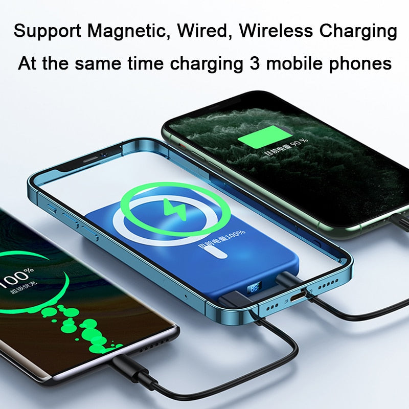 Portable Magnetic Wireless Power Bank For Iphone 12 13 Pro Max - MARC SHERL