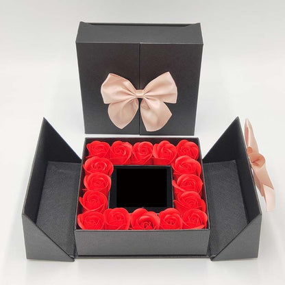 ROSE SPACE Artificial Rose Flower Box For Couple Wedding Valentines Day - MARC SHERL