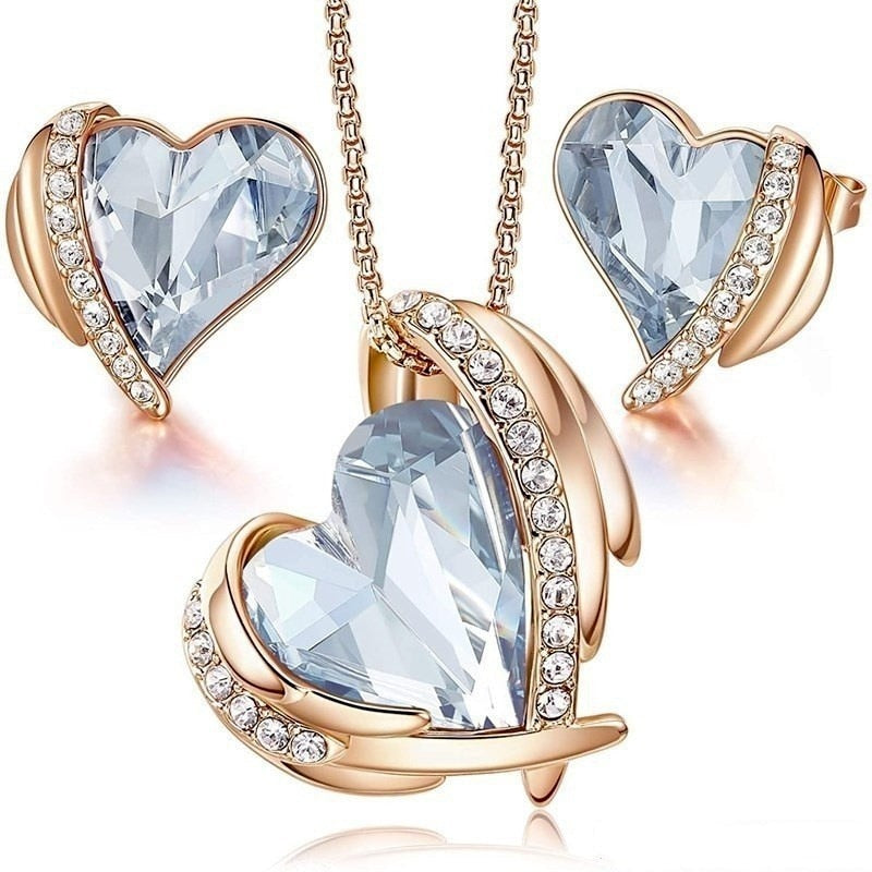 Rose Gold Love Heart  Gifts fors Party/Anniversary Day/Birthday Jewelry - MARC SHERL