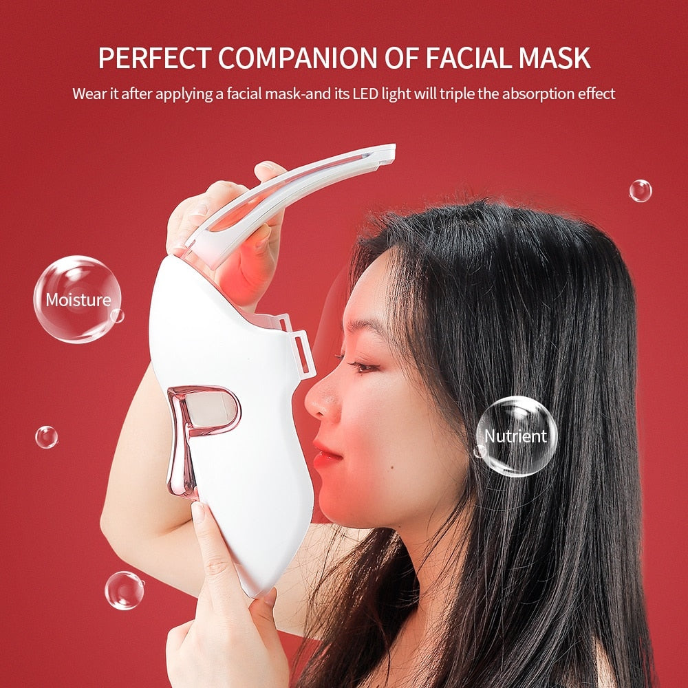 Beauty Mask Skin Rejuvenation Anti Acne Wrinkle Face Skin Care USB Charge