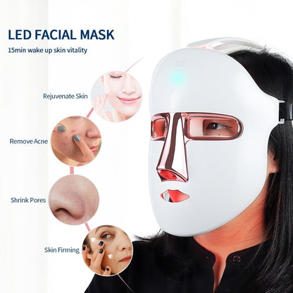 Beauty Mask Skin Rejuvenation Anti Acne Wrinkle Face Skin Care USB Charge