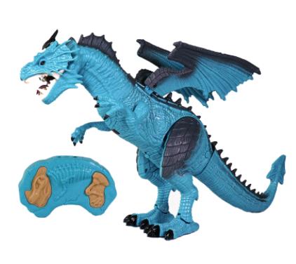 Electric remote control simulation dinosaur toy set gift box Jurassic world explosion sound and light simulation animal model - MARC SHERL