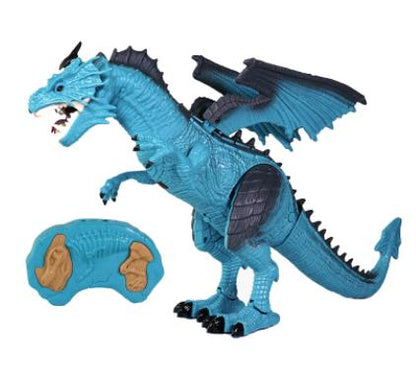 Electric remote control simulation dinosaur toy set gift box Jurassic world explosion sound and light simulation animal model - MARC SHERL