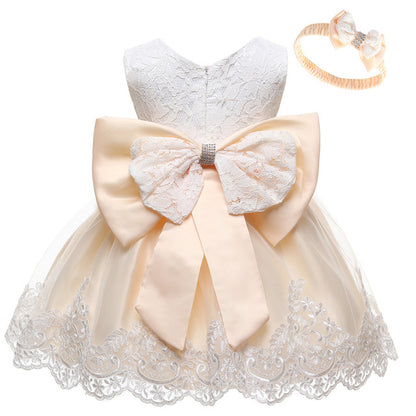 LZH Baby Girls Dress Newborn Princess Dress For Baby first 1st Year Birthday Dress Christmas Carnival Costume Infant Party Dress - MARC SHERL