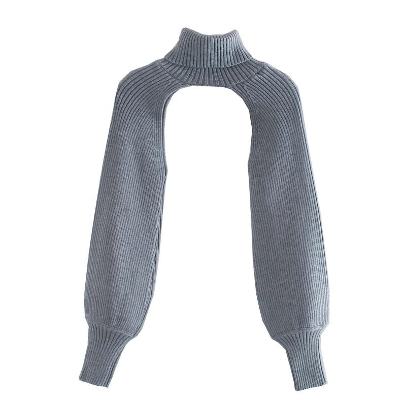 Women Turtleneck Long Sleeve Knitting Sweater Casual Femme Chic Design Pullover High Street Lady Tops SW886 - MARC SHERL