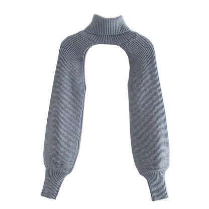 Women Turtleneck Long Sleeve Knitting Sweater Casual Femme Chic Design Pullover High Street Lady Tops SW886 - MARC SHERL