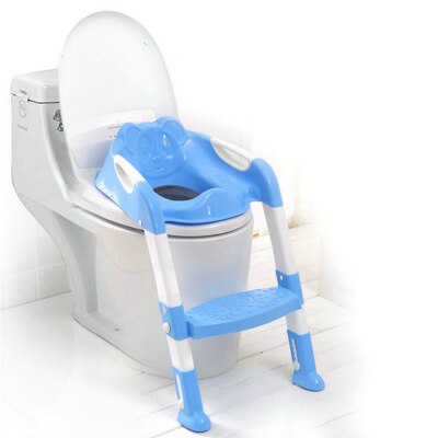 New Fold Baby Potty Training Seat With Adjustable Step Stool Toilet T - MARC SHERL