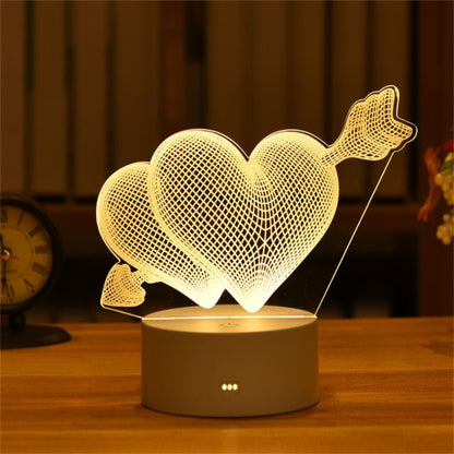 Romantic Love  Night Lights  Table Lamp Valentine Day Gift - MARC SHERL