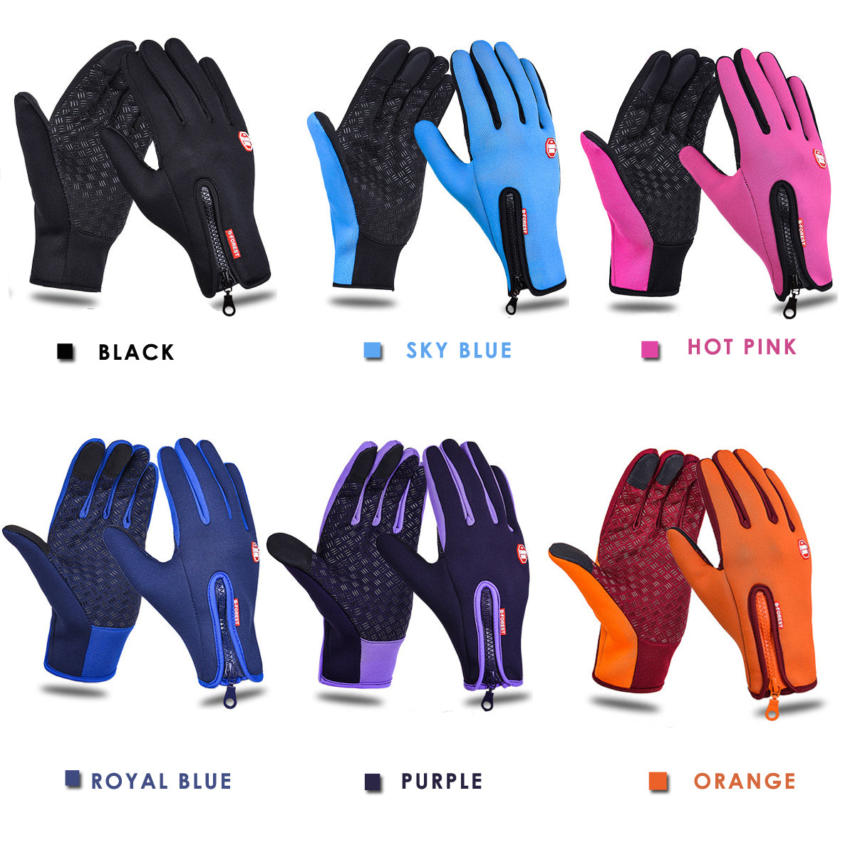 Warm Gloves Sports Full Finger - MARC SHERL