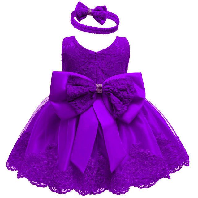 LZH Baby Girls Dress Newborn Princess Dress For Baby first 1st Year Birthday Dress Christmas Carnival Costume Infant Party Dress - MARC SHERL