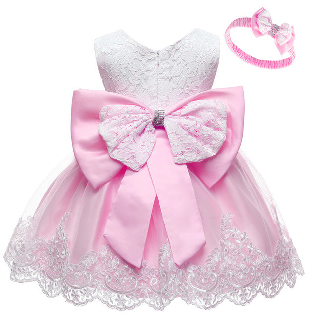 LZH Baby Girls Dress Newborn Princess Dress For Baby first 1st Year Birthday Dress Christmas Carnival Costume Infant Party Dress - MARC SHERL