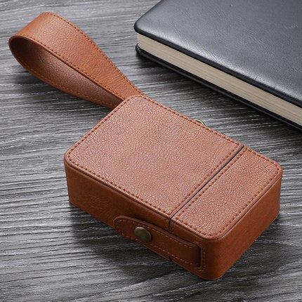 Portable Holds 20pcs Retro Leather Cigarette Case Lanyard Smoking  Gadget Storage Container Box best European gift for Men - MARC SHERL