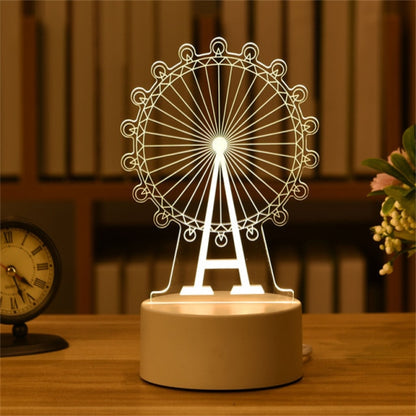 Romantic Love  Night Lights  Table Lamp Valentine Day Gift - MARC SHERL