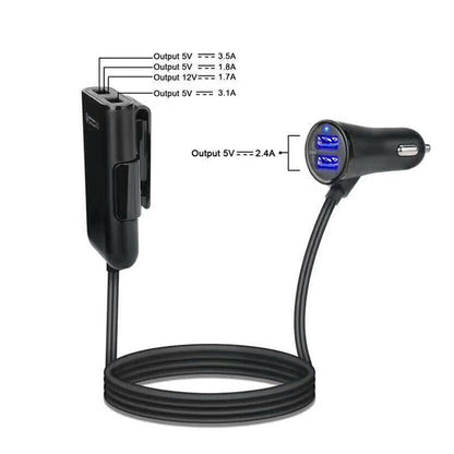 Four USB Port Car Fast Charging Charger - MARC SHERL